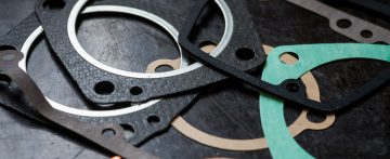 An image of the various types of gaskets that can be found in a car's engine system.
